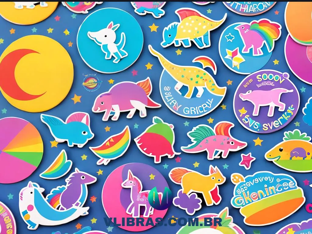  adesivos usborne
