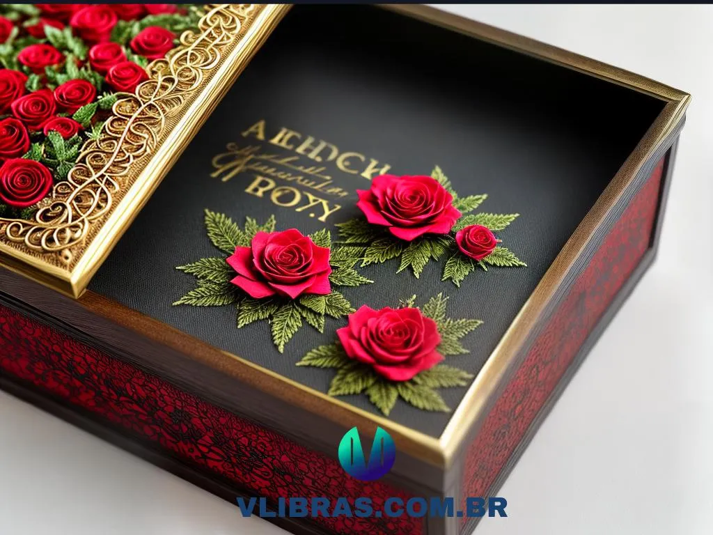  box corte de espinhos e rosas